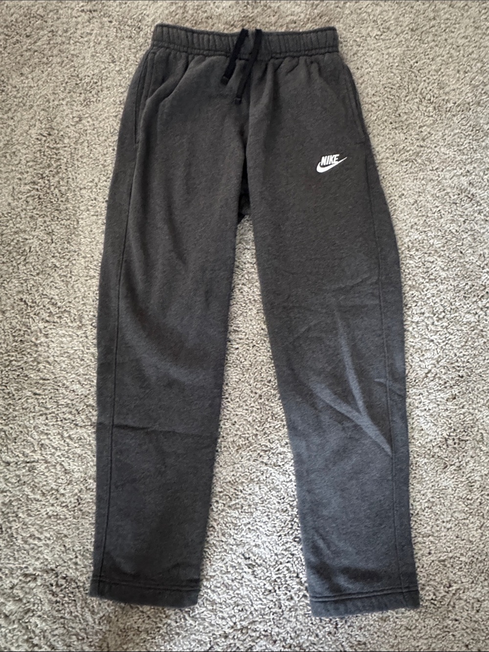 Nike Men’s Dark Gray Fleece Joggers